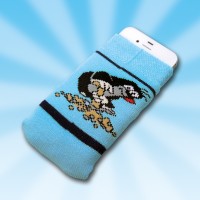Handysocke der kleine Maulwurf blau