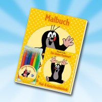Set Malbuch+Stifte-kleiner Block der kleine Maulwurf  Edition A.