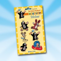 Handmade 3D Sticker der Kleine Maulwurf Motiv Roller