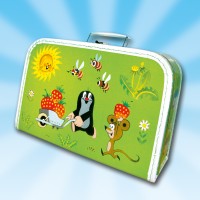 Kinderkoffer der kleine Maulwurf hellgr�n 35 cm