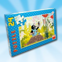 Puzzle der kleine Maulwurf Motiv Hose 24 Teile DINO