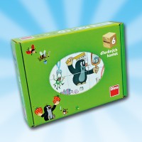 Holzw�rfelpuzzle der kleine Maulwurf Tagesbesch�ftigung 6 Teile