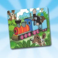 B�gelbild/Flicken Der Kleine Maulwurf Motiv Eisenbahn