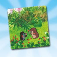 B�gelbild/Flicken Der Kleine Maulwurf Motiv Igel stehend