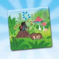 B�gelbild/Flicken Der Kleine Maulwurf Motiv Igel liegend