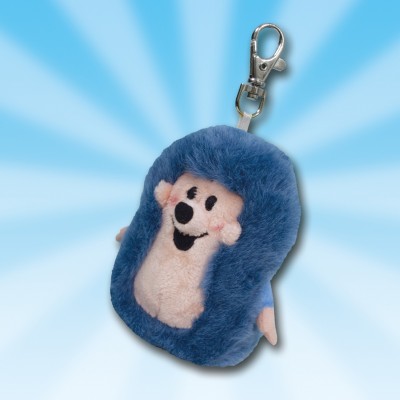 Schlsselanhnger Igel blau 8cm