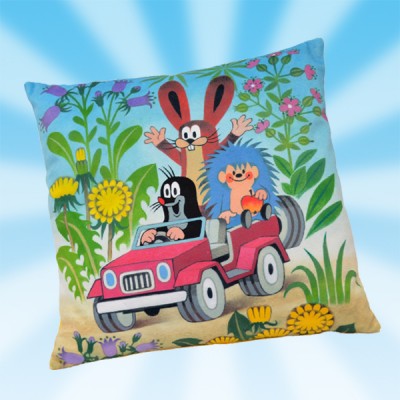 Kissen Maulwurf 30x30cm, Jeep Motiv 2