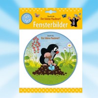 3er-Set Fensterbild Der kleine Maulwurf
