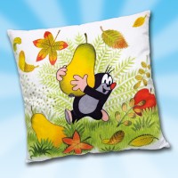 Kissen Maulwurf Motiv Herbst 30x30cm