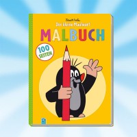 Der kleine Maulwurf 100-Seiten-Malbuch