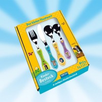 Der kleine Maulwurf Kinderbesteck Blume